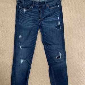 Abercrombie & Fitch dark wash jeans